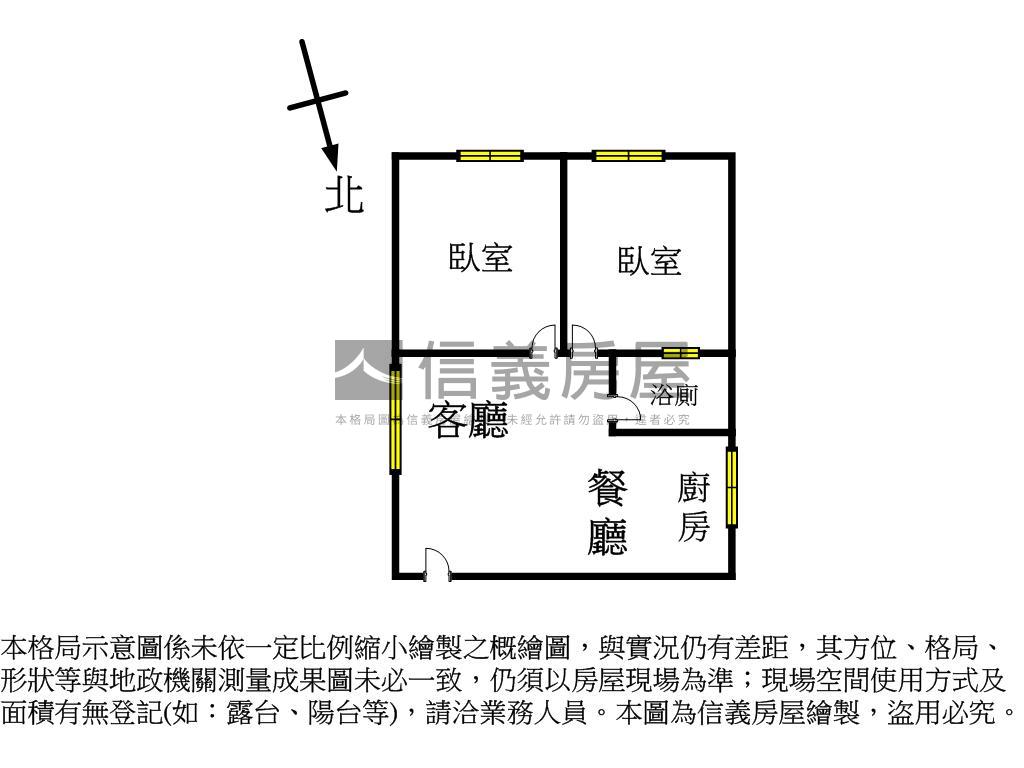 近明誠中學小資美宅房屋室內格局與周邊環境
