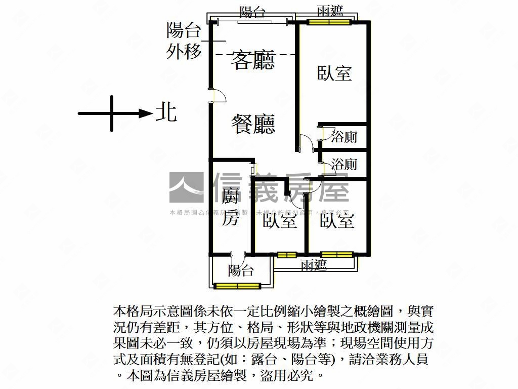 近未來Ｇ０４高樓３房車位房屋室內格局與周邊環境
