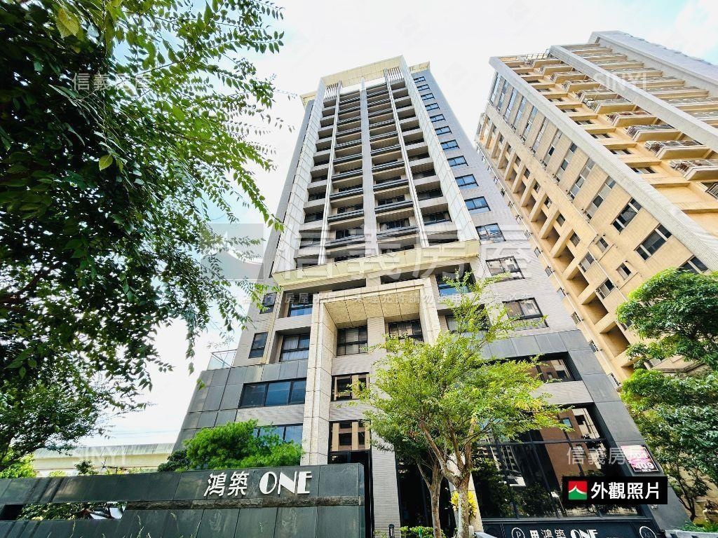 鴻築ＯＮＥ．高樓綠景三房房屋室內格局與周邊環境
