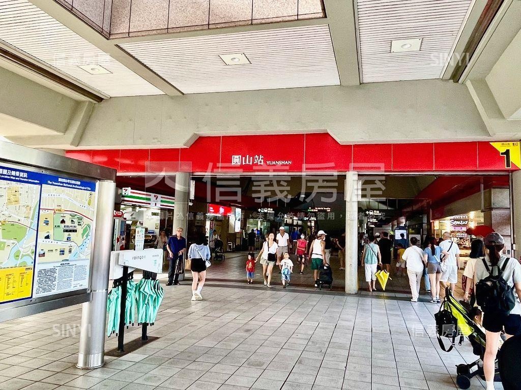 《皇翔》圓山捷運金店面房屋室內格局與周邊環境