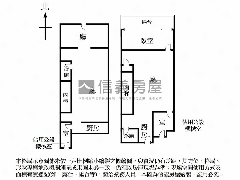 商用辦公１＋２房屋室內格局與周邊環境