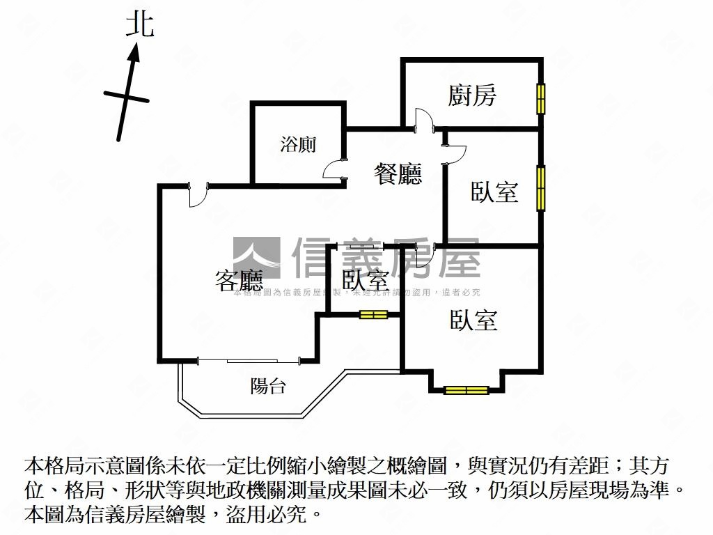 專任近捷運景觀三房附車位房屋室內格局與周邊環境
