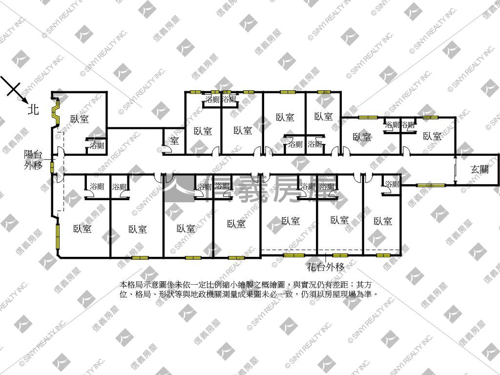 １４美套房收租整層住辦房屋室內格局與周邊環境