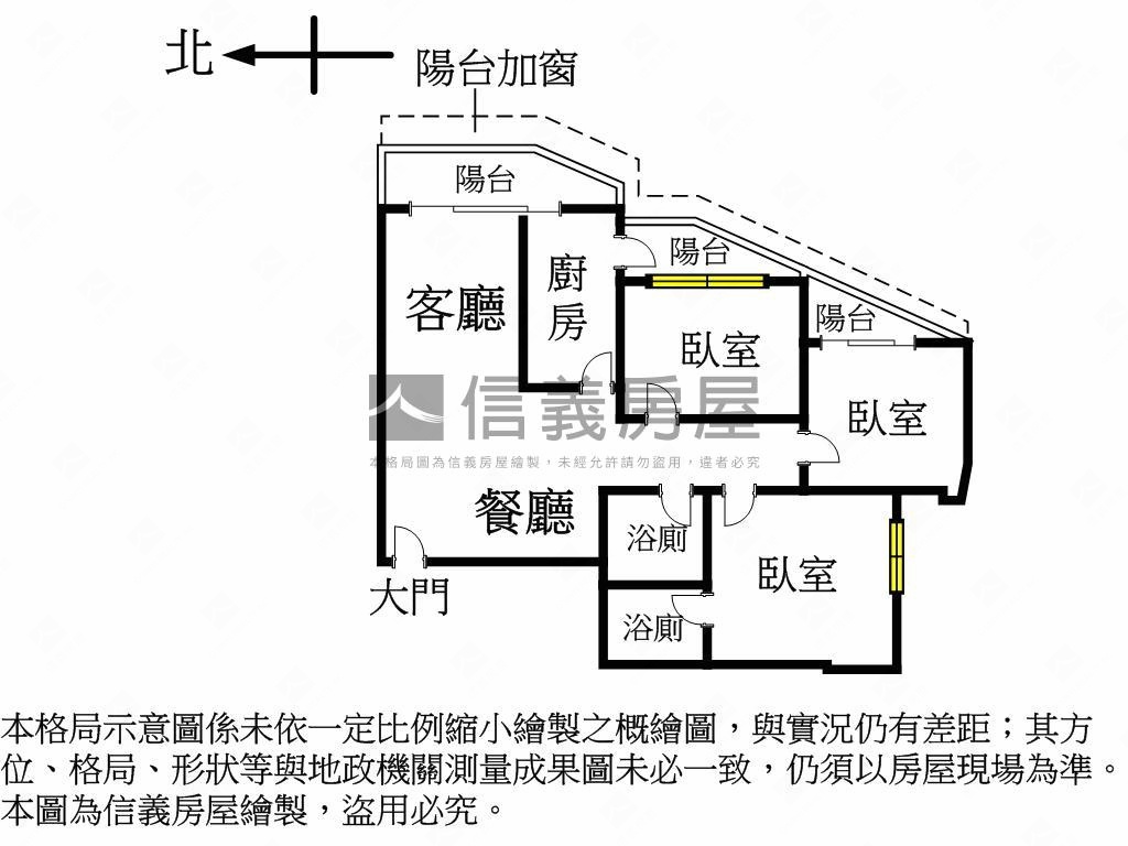 碧潭春天三房車位房屋室內格局與周邊環境