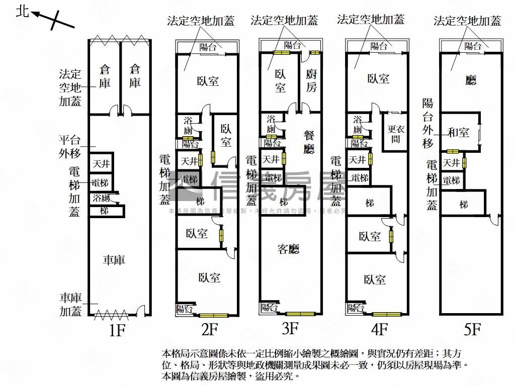 和福街車庫透天房屋室內格局與周邊環境