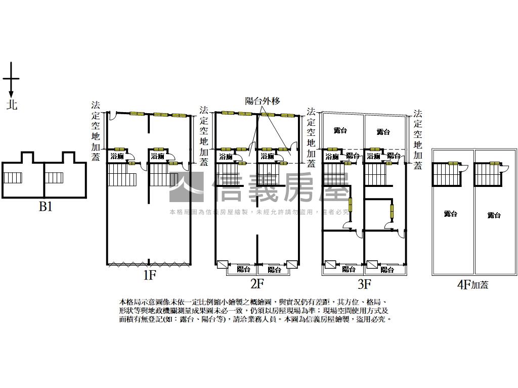 稀有大慶商圈兩棟雙併透天房屋室內格局與周邊環境