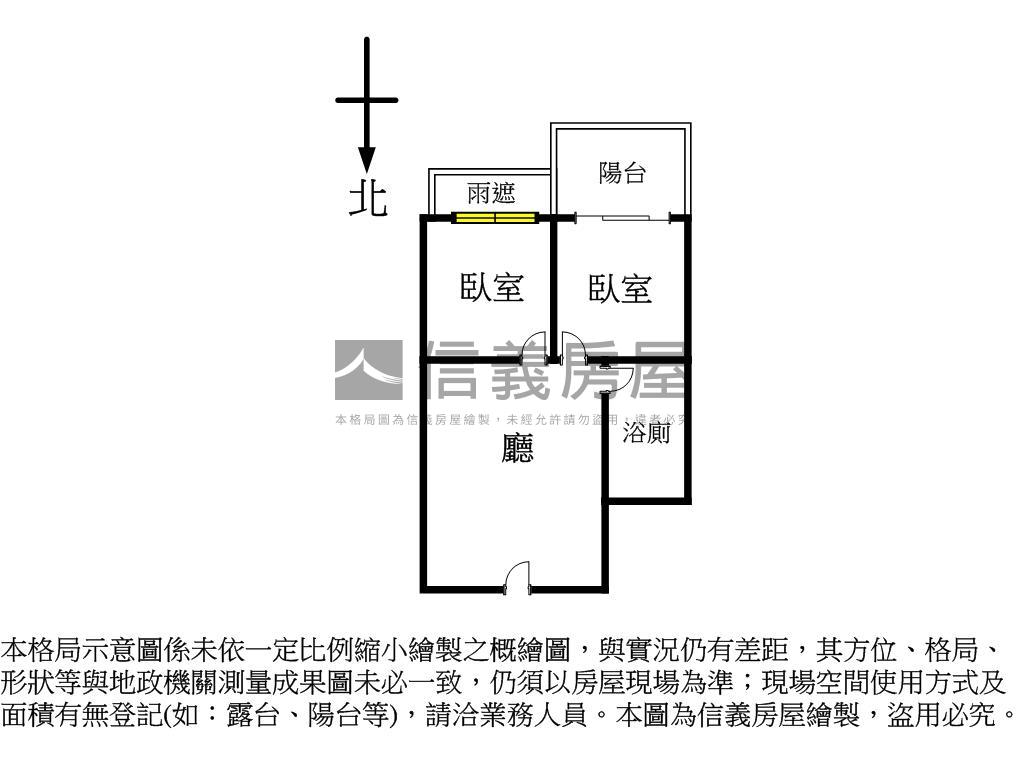 信義五福學區溫馨兩房房屋室內格局與周邊環境