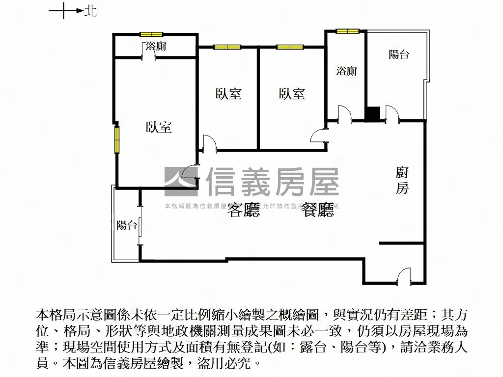富立和築三房平車房屋室內格局與周邊環境