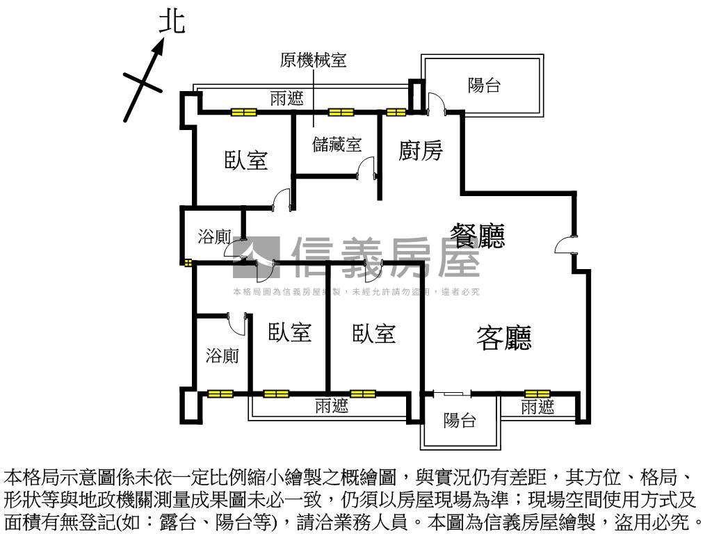 天母核心大戶美廈房屋室內格局與周邊環境