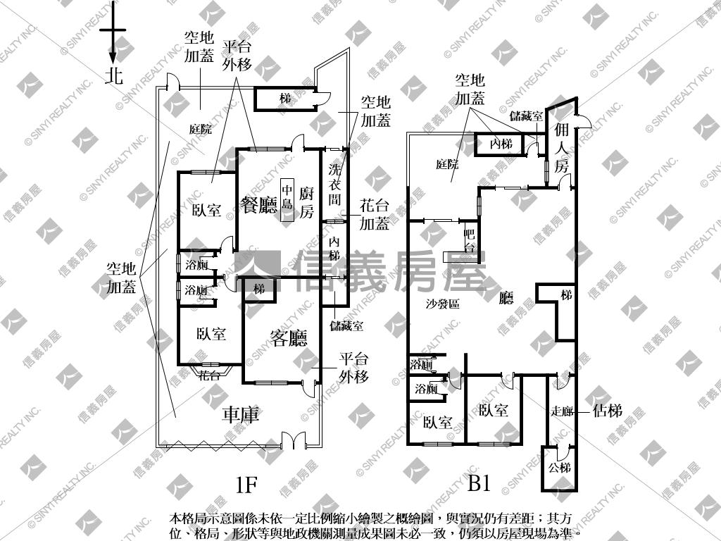 芝山庭院★美裝潢一樓房屋室內格局與周邊環境