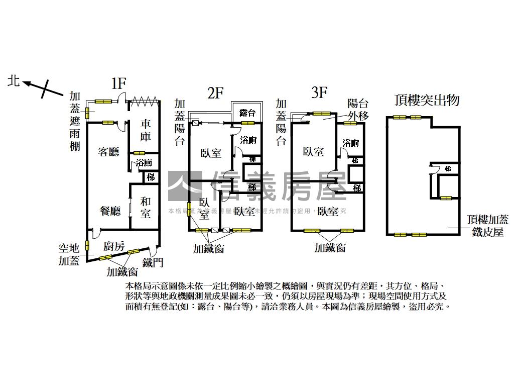 竹北透天有車庫房屋室內格局與周邊環境