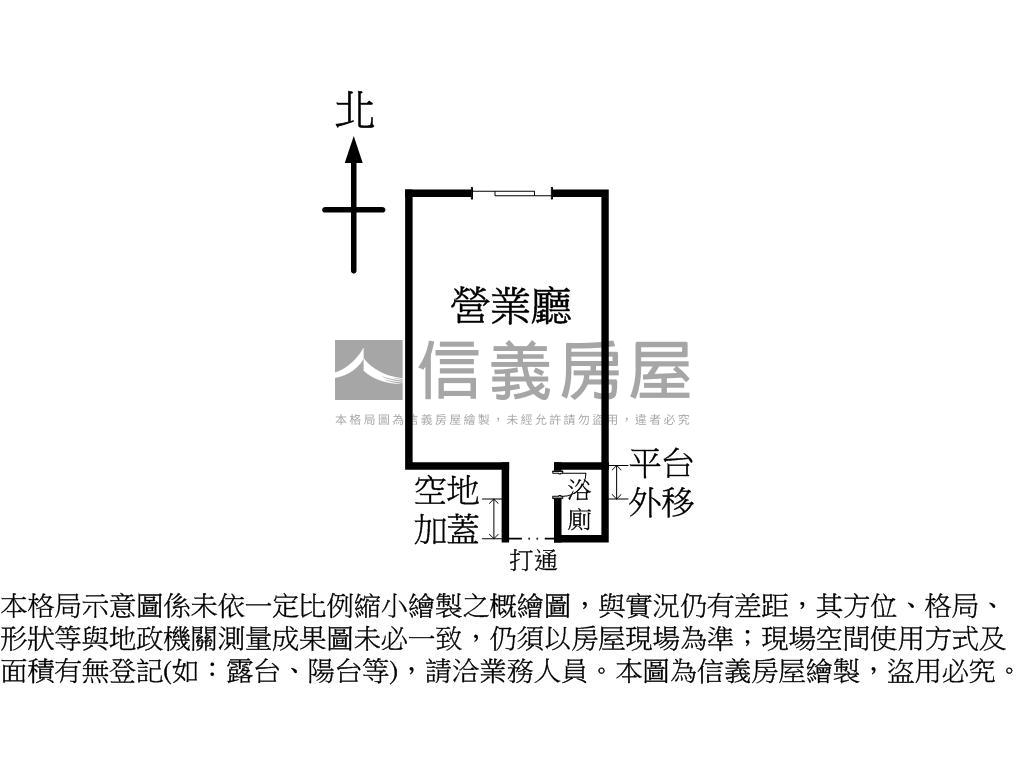 公益商圈低總價大面寬店面房屋室內格局與周邊環境