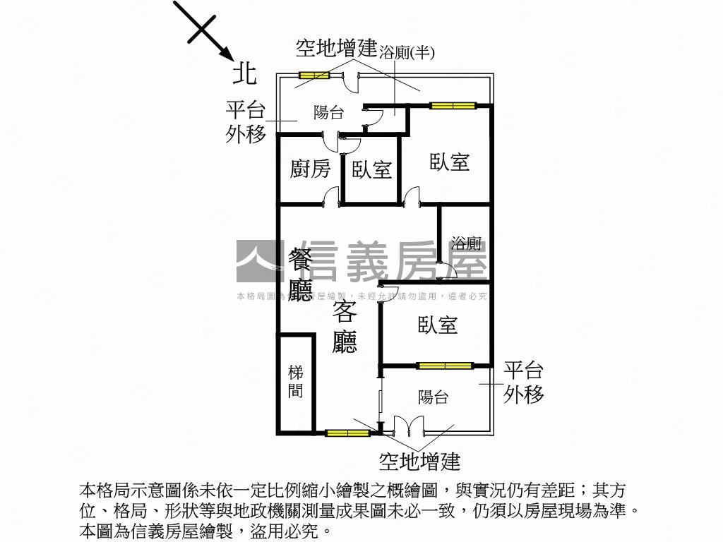 中正路靜巷一樓房屋室內格局與周邊環境