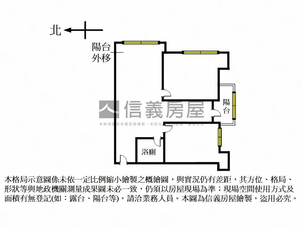 專任馥華大台北邊間方正房屋室內格局與周邊環境
