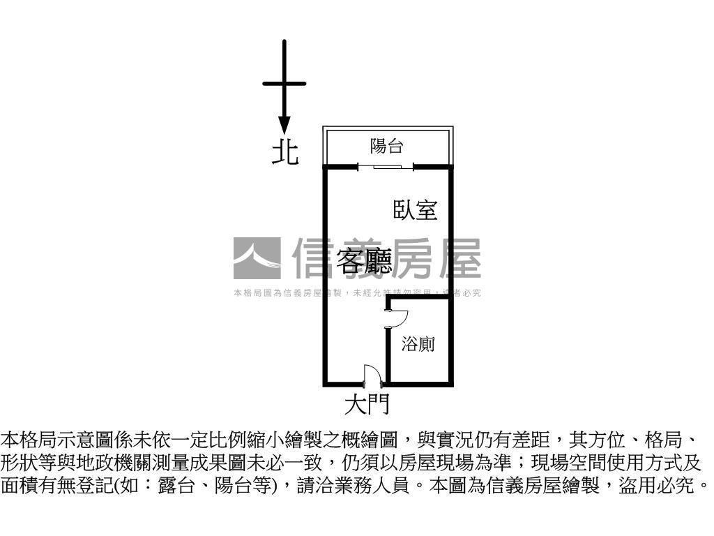 彩翼溫馨採光套房房屋室內格局與周邊環境