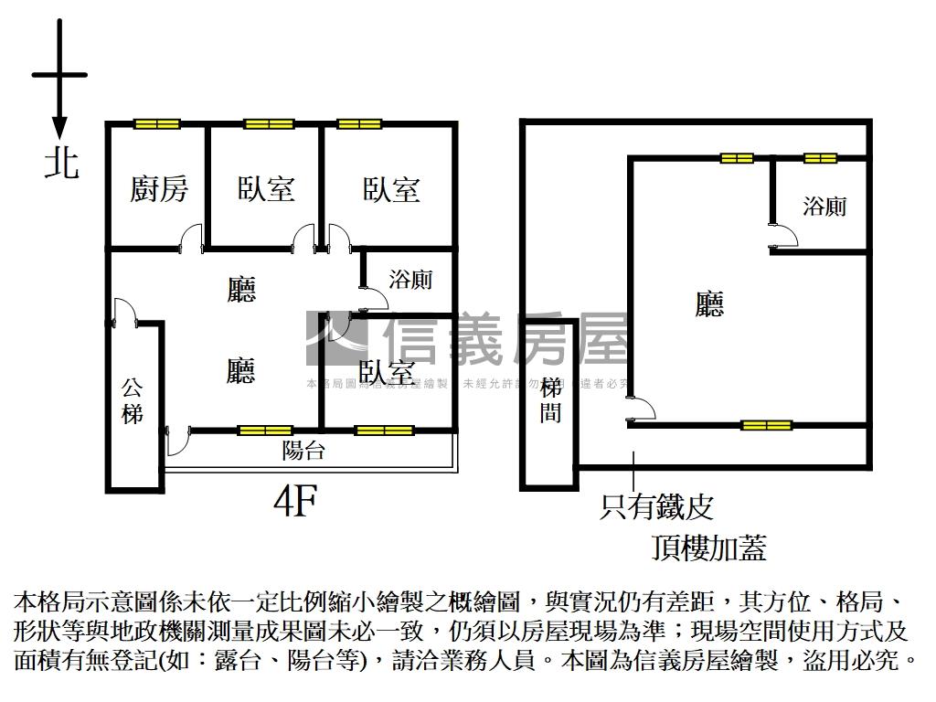 使用大空間未來潛力屋房屋室內格局與周邊環境