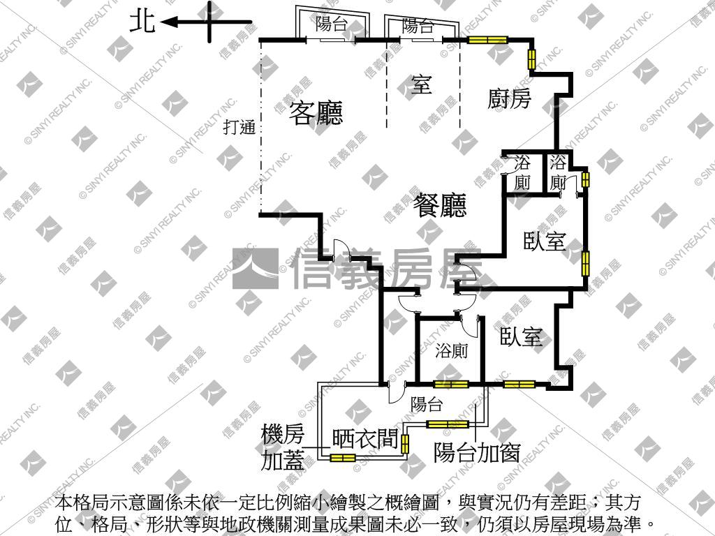 ㊣台北御園面關渡美景Ｂ戶房屋室內格局與周邊環境