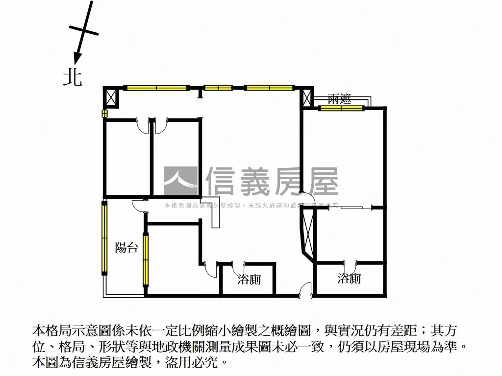 大學京都➤景觀三房➤圓夢房屋室內格局與周邊環境