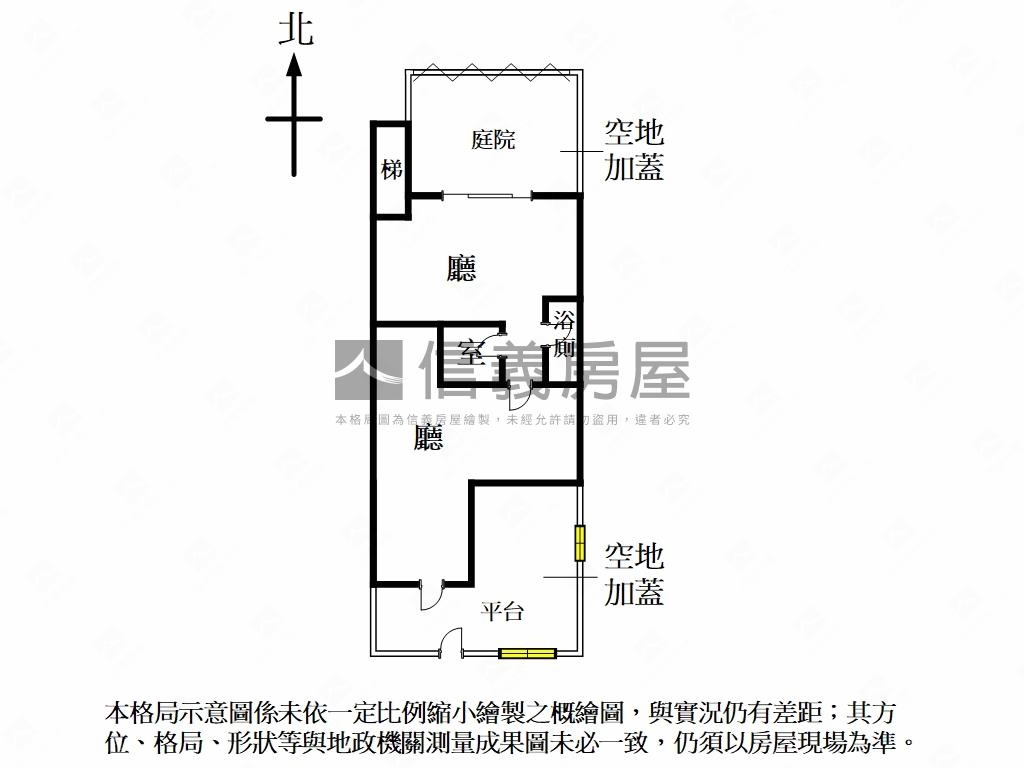 聯合二村花園一樓房屋室內格局與周邊環境
