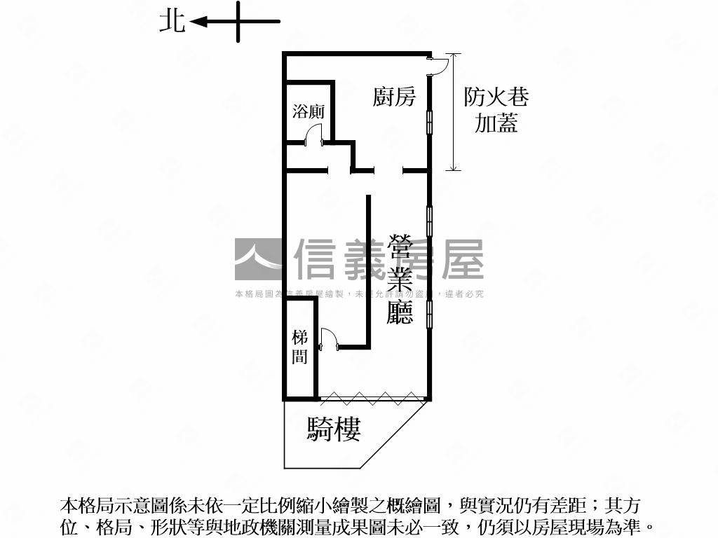 北大人潮角間低價金店房屋室內格局與周邊環境