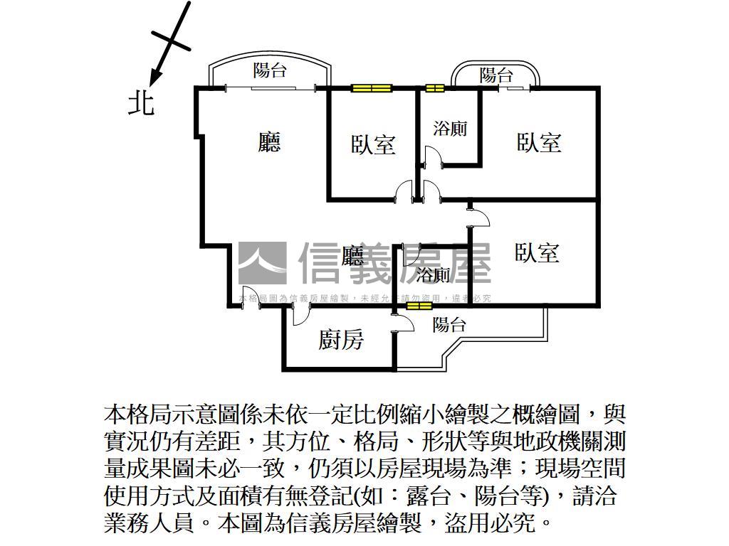 獅甲．方正溫馨大三房房屋室內格局與周邊環境