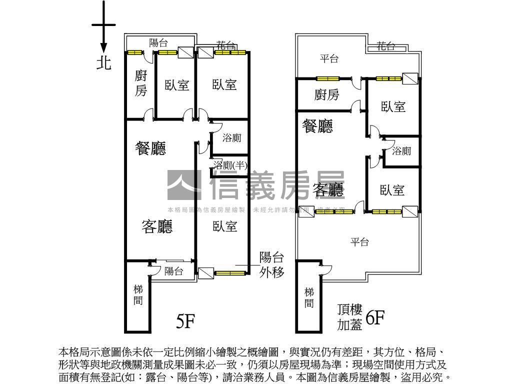方正亮麗靜巷頂加雅寓房屋室內格局與周邊環境