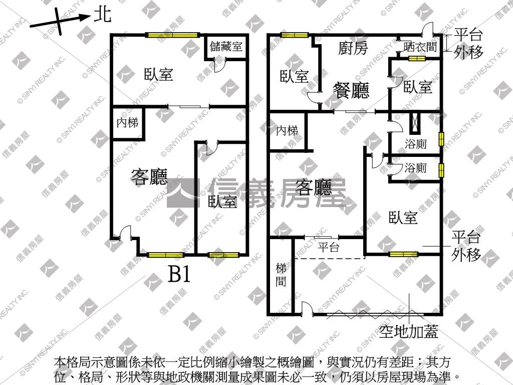 天母磺溪車庫一樓房屋室內格局與周邊環境