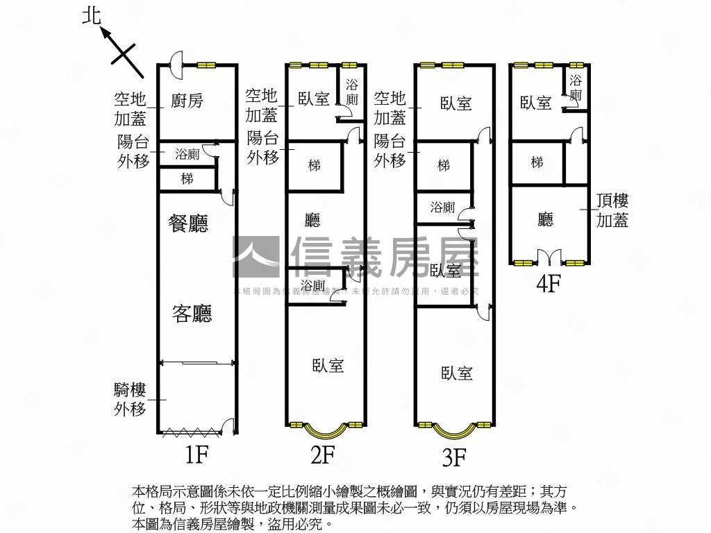 福興高照臨路透天房屋室內格局與周邊環境