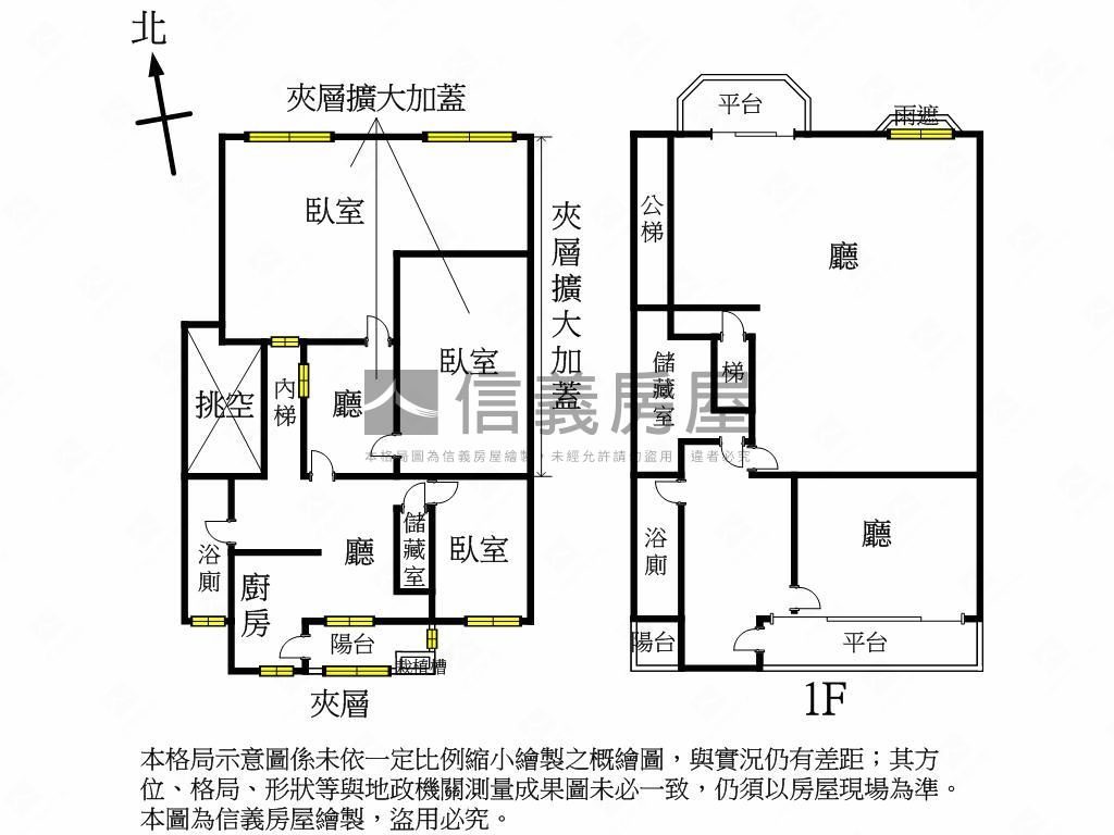 山河大地燙金店面房屋室內格局與周邊環境