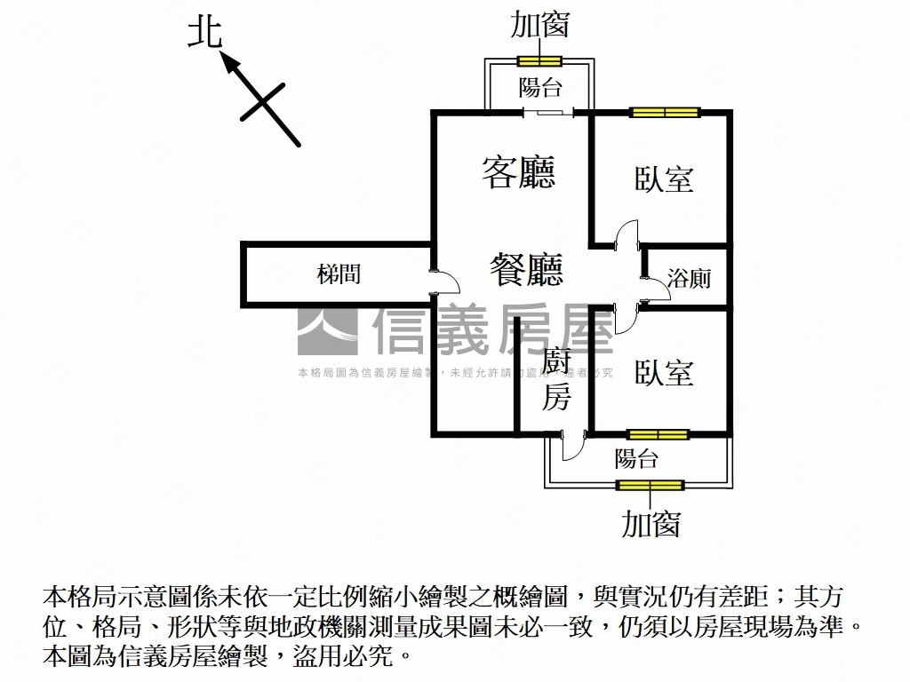 藝術季節·前後陽台大兩房房屋室內格局與周邊環境