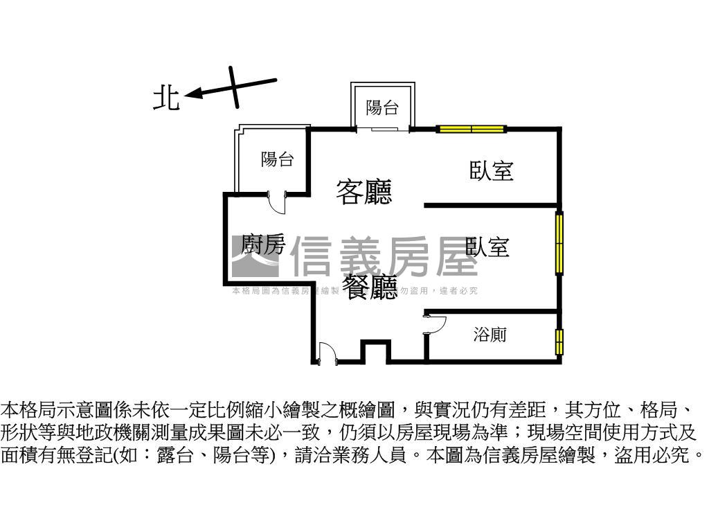 仁愛旭幸福兩房車位房屋室內格局與周邊環境