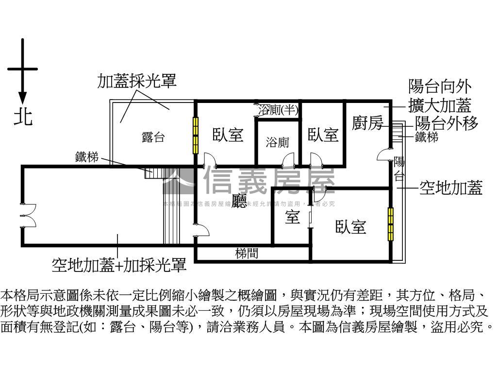 ☆實踐黃金庭院一樓房屋室內格局與周邊環境