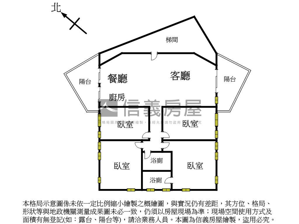 西屯中科視野四房平車房屋室內格局與周邊環境