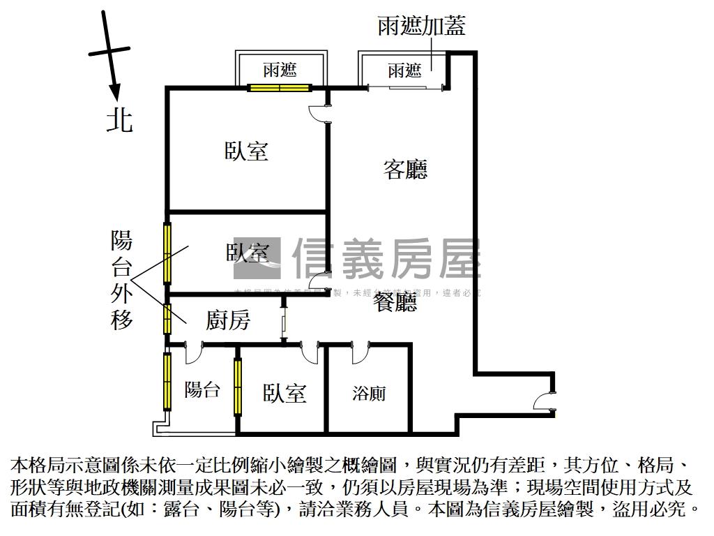 捷運～新時代３房平面車位房屋室內格局與周邊環境