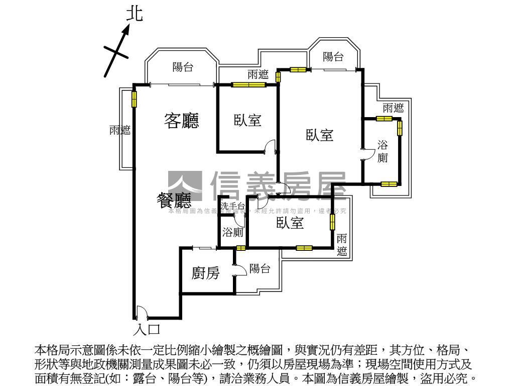 文化高峰會景觀三房平車房屋室內格局與周邊環境