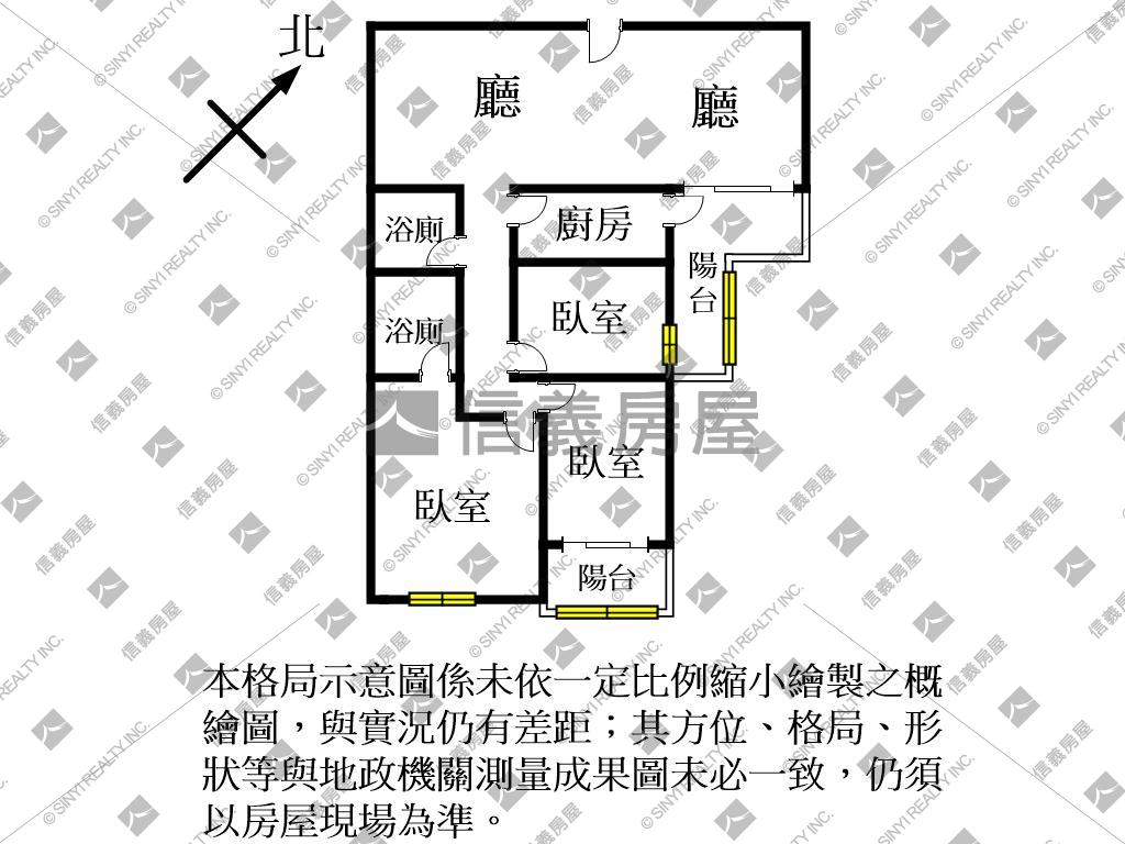 專任台北新都３房房屋室內格局與周邊環境