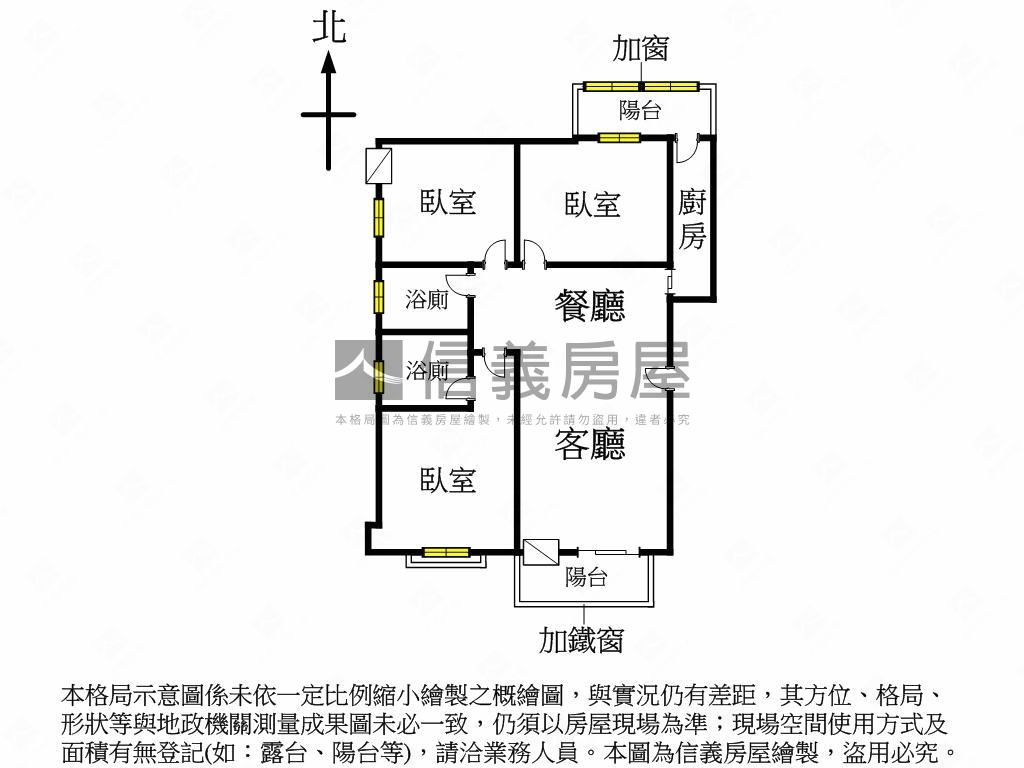 七張捷運美三房＋車位房屋室內格局與周邊環境