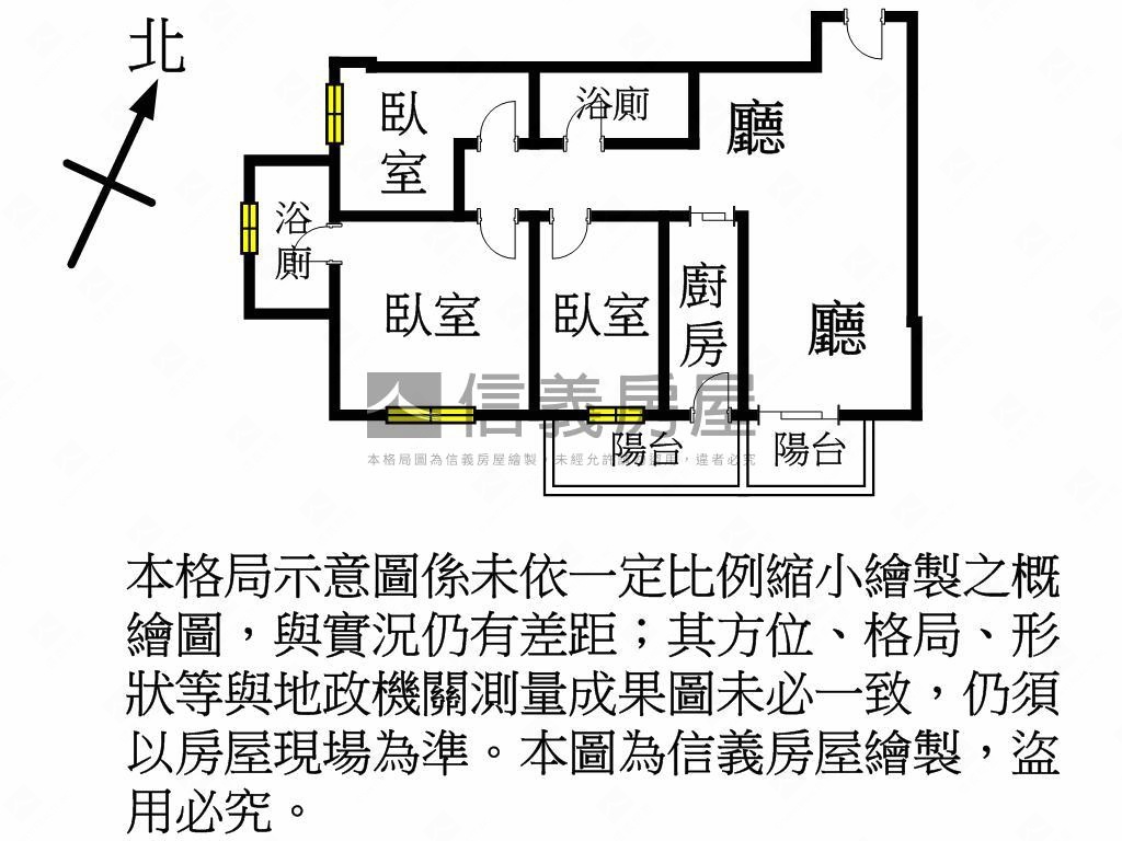 龍安‧好市佳‧三房車位房屋室內格局與周邊環境