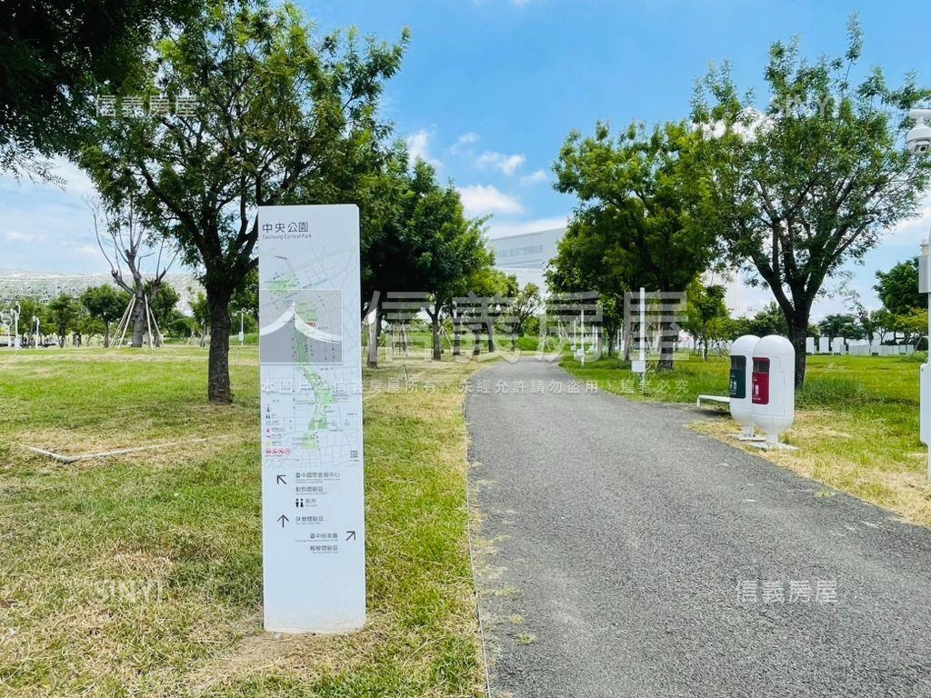 中央公園Ｓ１３樓Ｂ２平車房屋室內格局與周邊環境