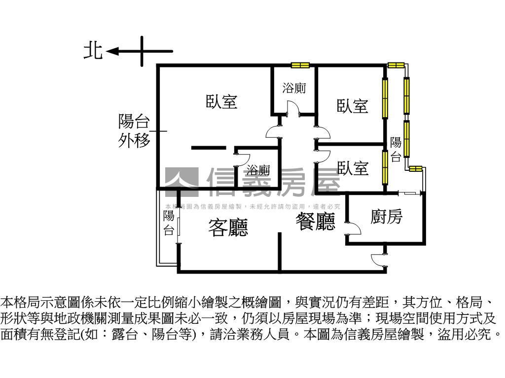 ♚附中學區電梯３房♚房屋室內格局與周邊環境