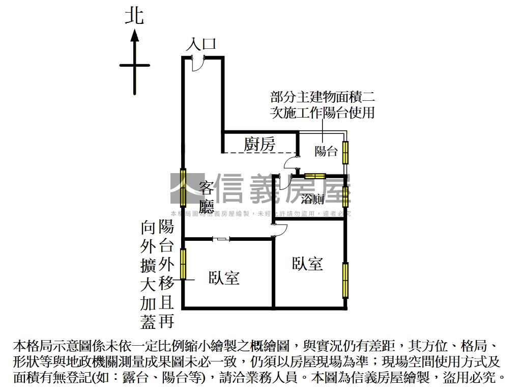 林森低總貳樓收租美套房屋室內格局與周邊環境