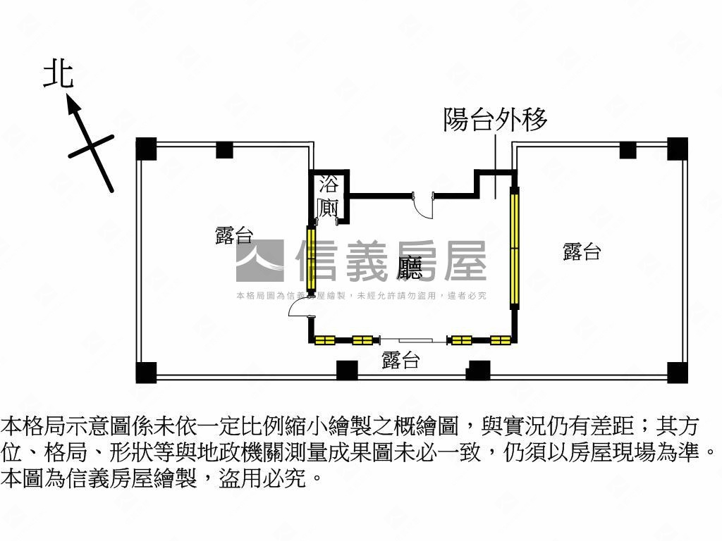 閱山海頂樓露台極景車位房屋室內格局與周邊環境