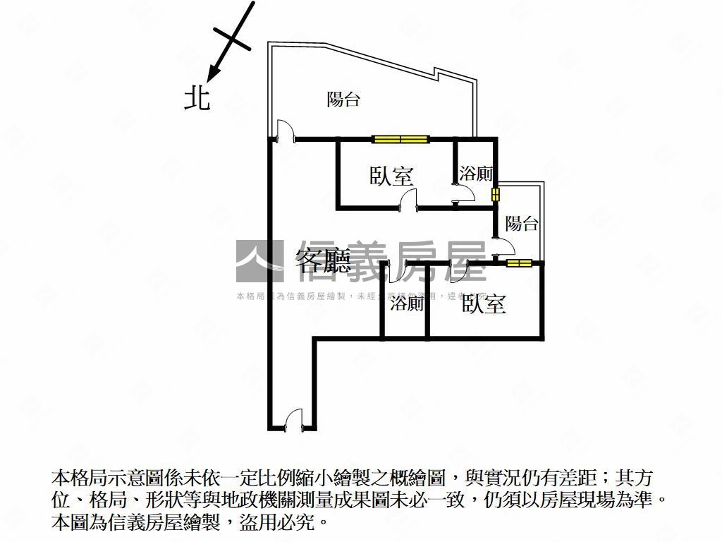 高鐵全新大二房平車房屋室內格局與周邊環境