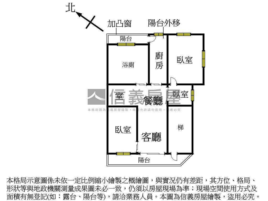 大豐大邊間採光美美屋房屋室內格局與周邊環境