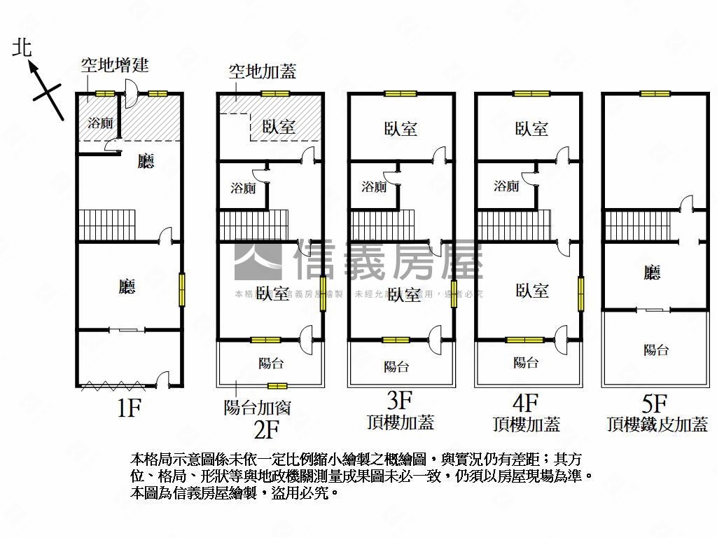 ⧉內惟市場五樓邊間巷透房屋室內格局與周邊環境