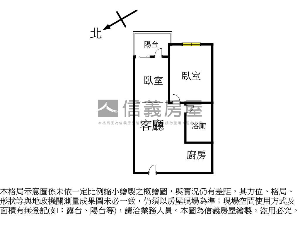 自由朗誦高樓採光兩房平車房屋室內格局與周邊環境