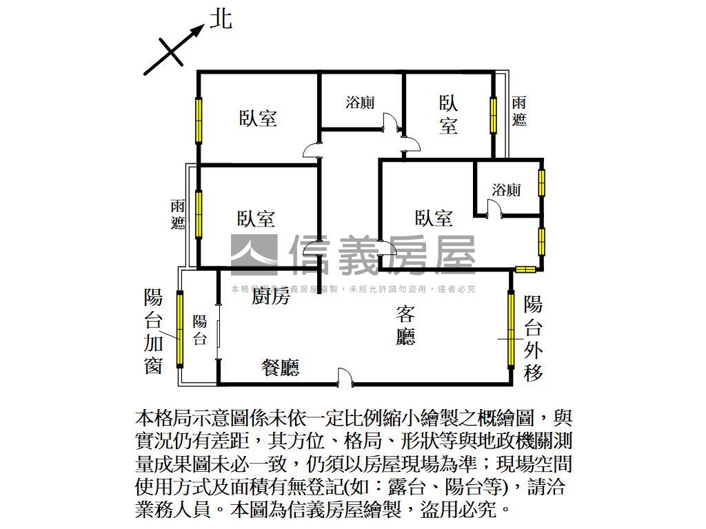 專任｜昌益博爵｜稀有４房房屋室內格局與周邊環境