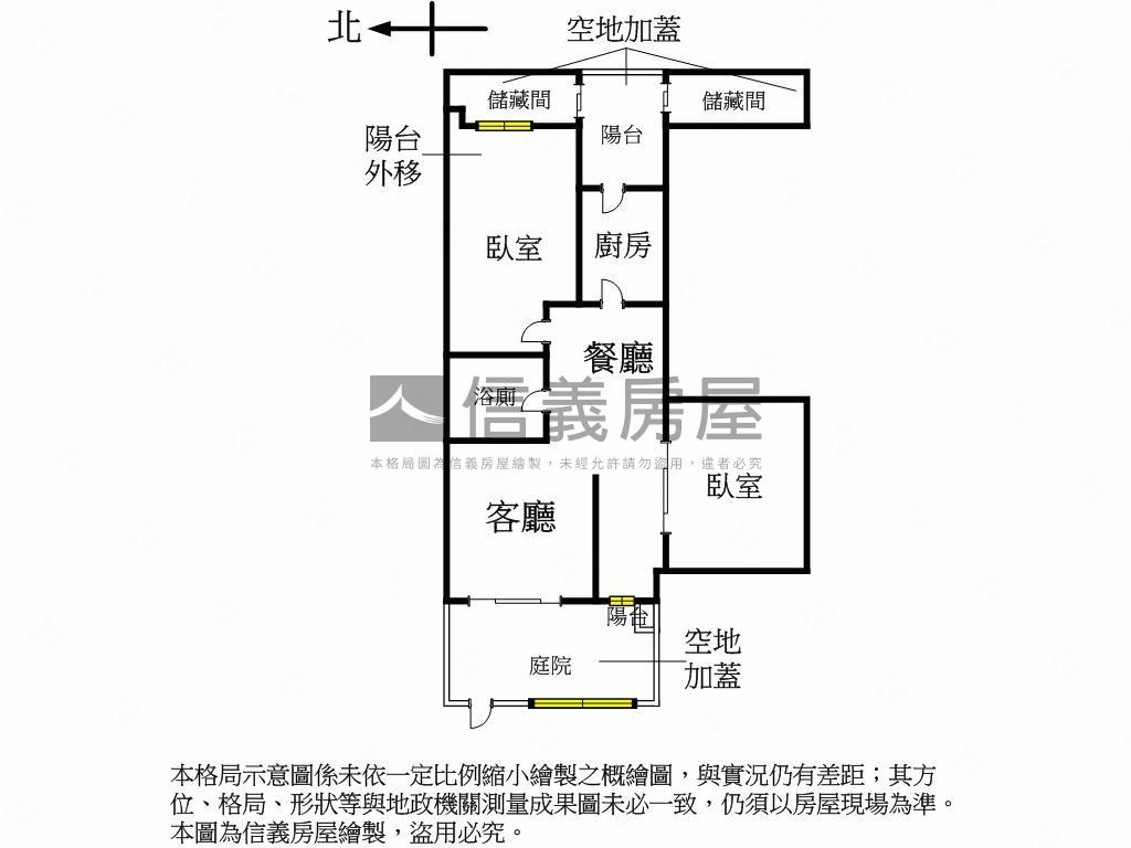 真善美兩房車位房屋室內格局與周邊環境