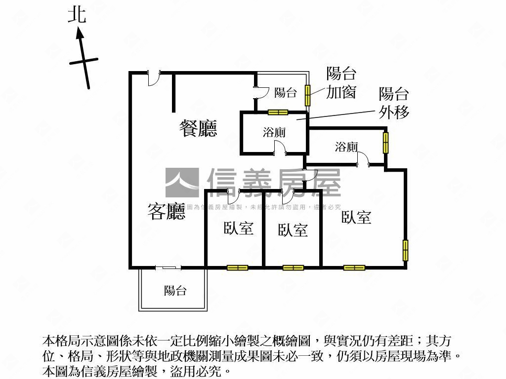 全新交屋三房平車房屋室內格局與周邊環境