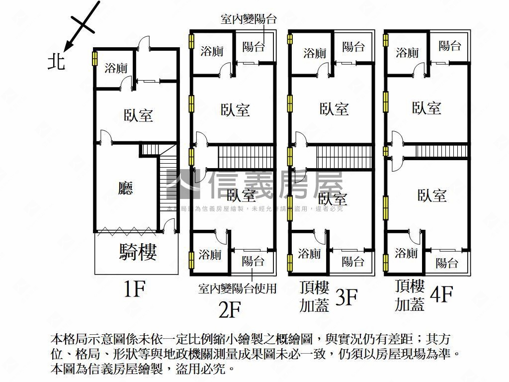 近鼎金國中邊間透店房屋室內格局與周邊環境